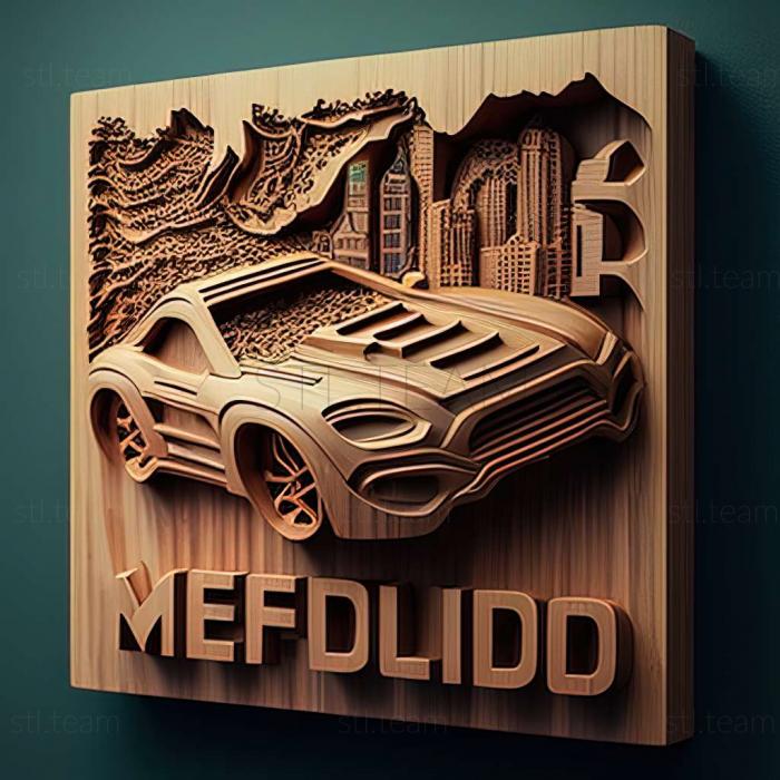 3D модель Онлайн гра Need for Speed Motor City (STL)